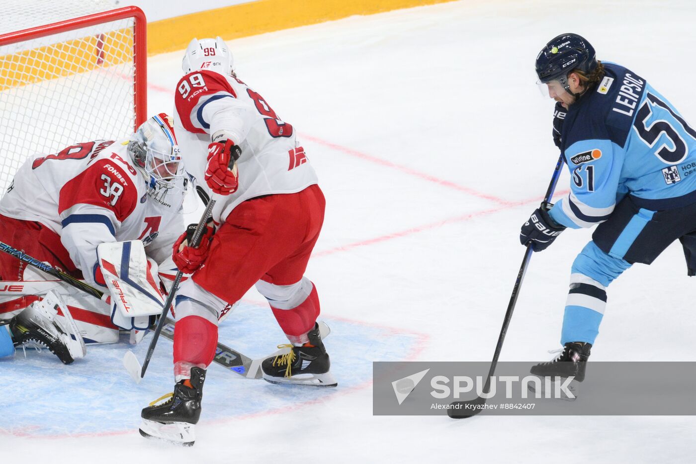 Russia Ice Hockey Kontinental League Sibir - Lokomotiv