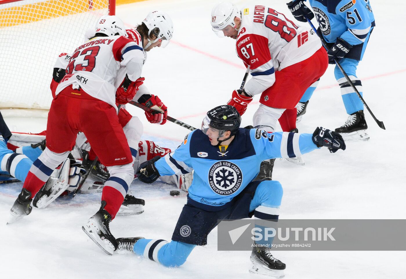 Russia Ice Hockey Kontinental League Sibir - Lokomotiv