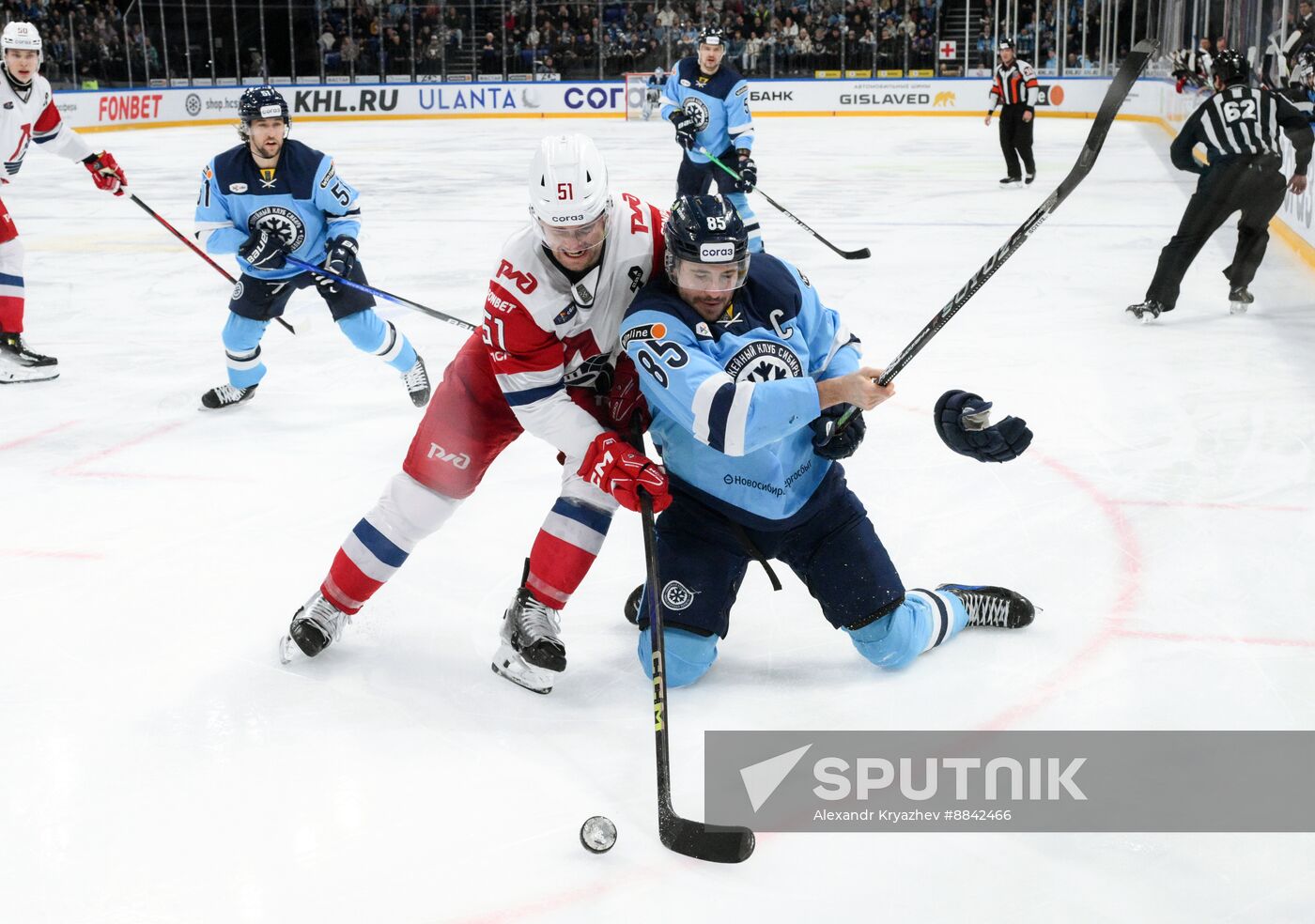 Russia Ice Hockey Kontinental League Sibir - Lokomotiv