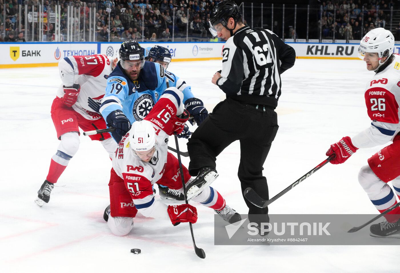 Russia Ice Hockey Kontinental League Sibir - Lokomotiv