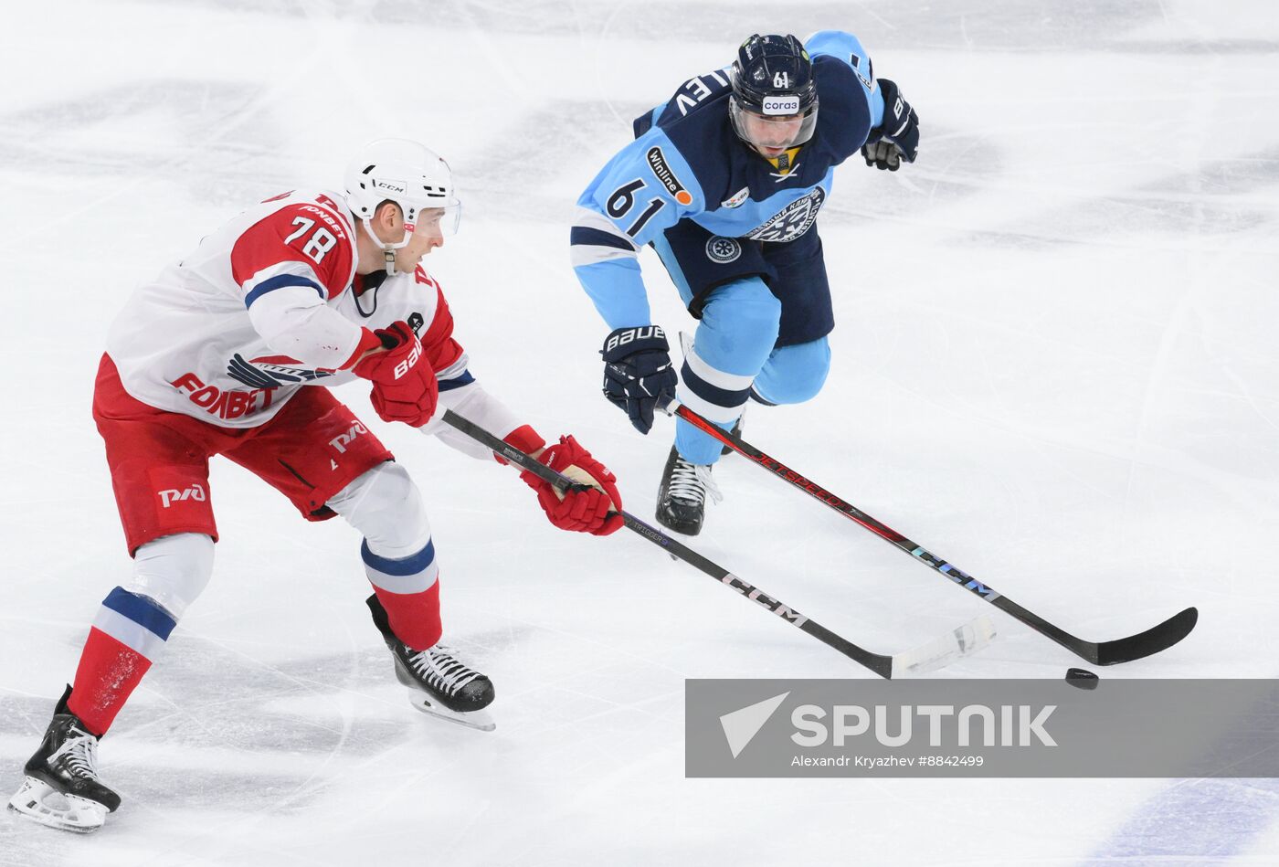 Russia Ice Hockey Kontinental League Sibir - Lokomotiv