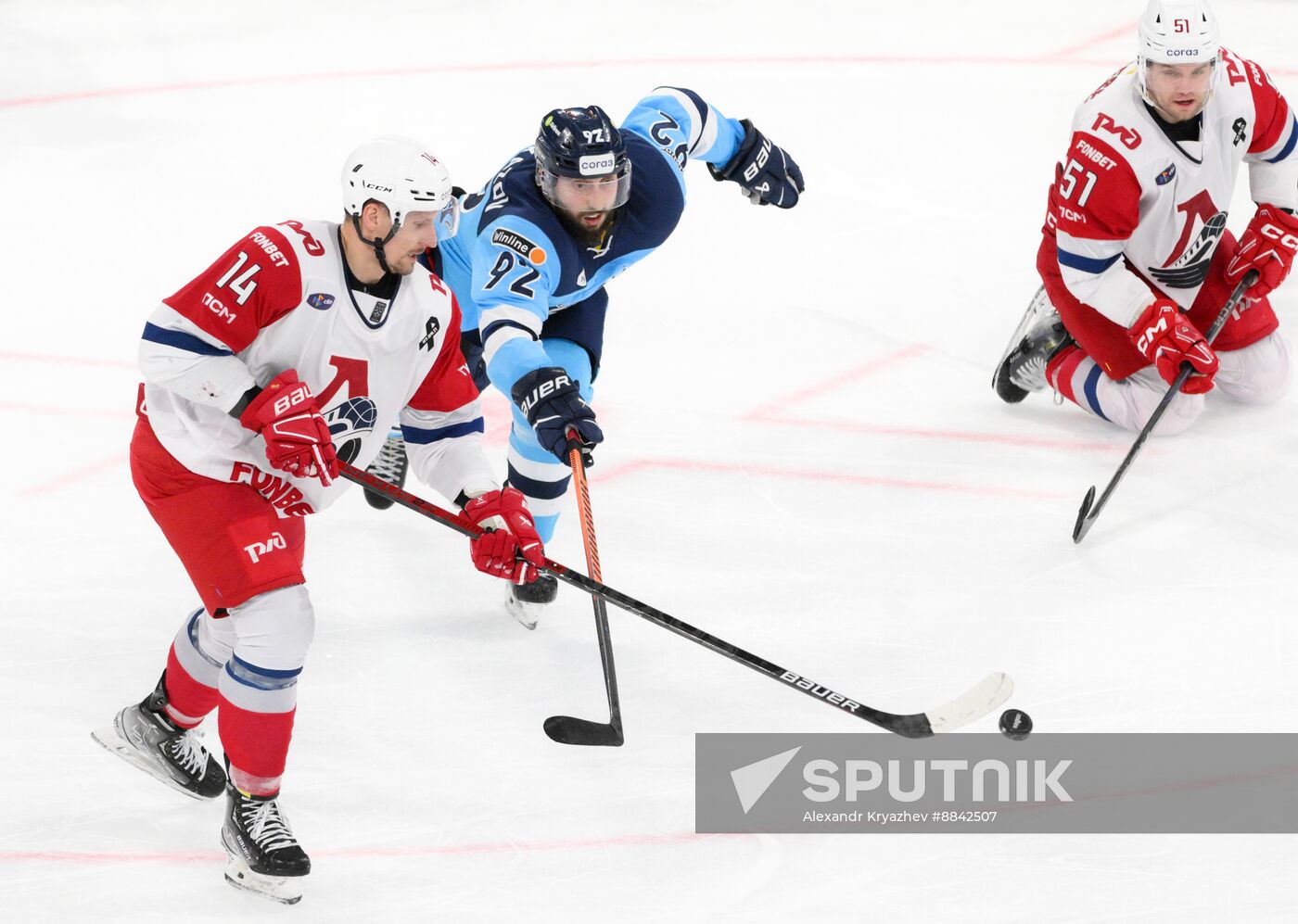 Russia Ice Hockey Kontinental League Sibir - Lokomotiv