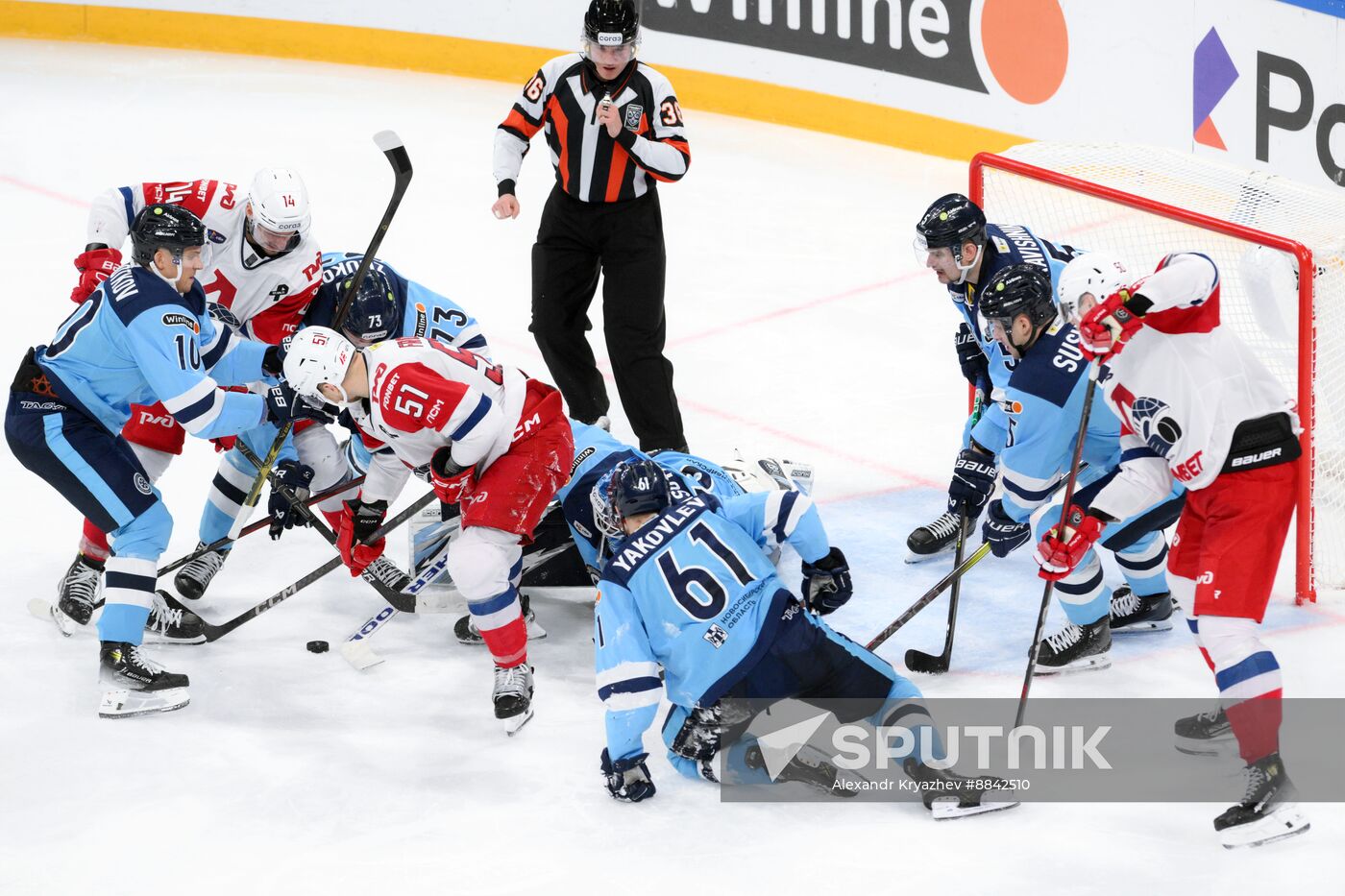 Russia Ice Hockey Kontinental League Sibir - Lokomotiv