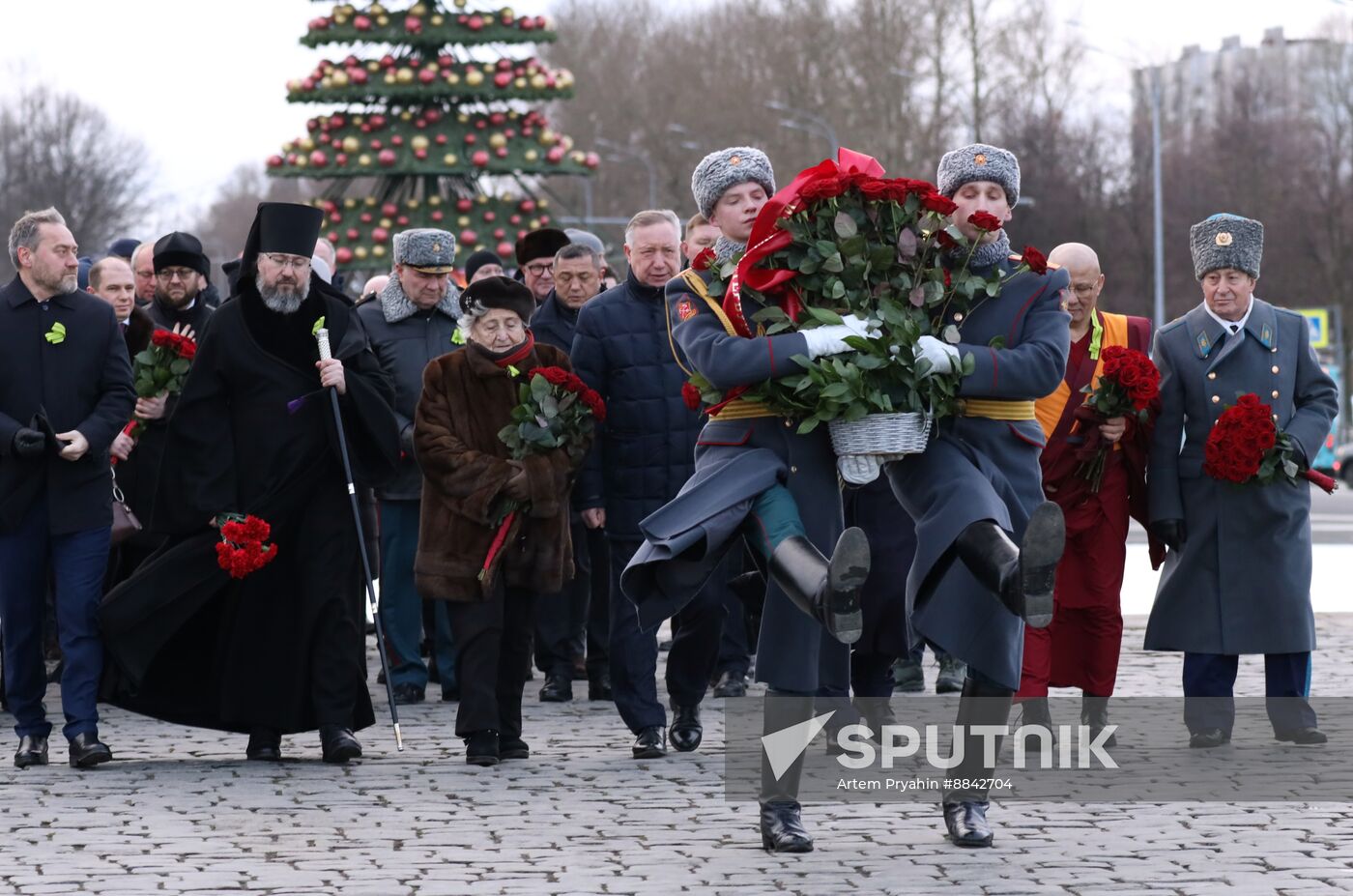 Russia WWII Leningrad Siege Breakthrough Anniversary