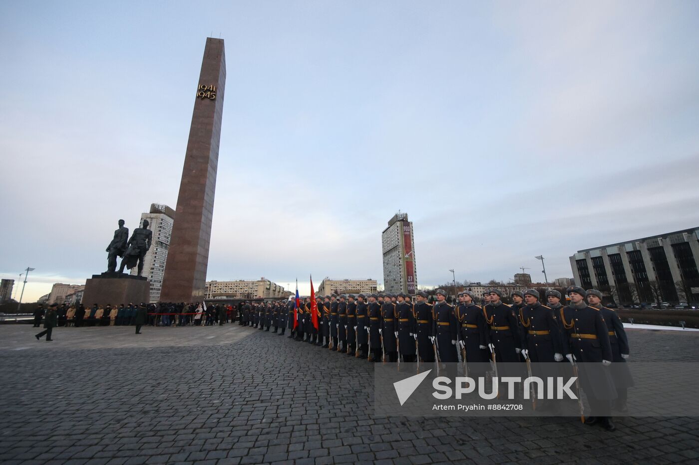 Russia WWII Leningrad Siege Breakthrough Anniversary