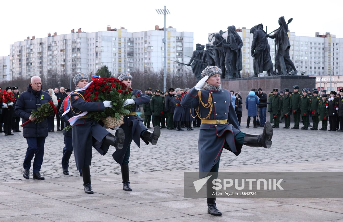 Russia WWII Leningrad Siege Breakthrough Anniversary
