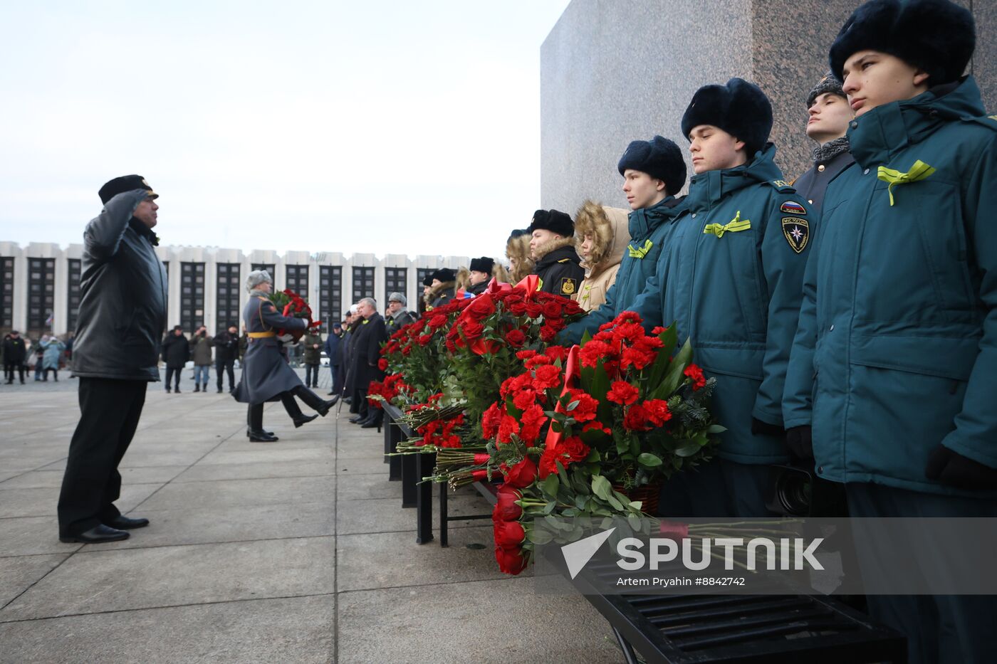 Russia WWII Leningrad Siege Breakthrough Anniversary