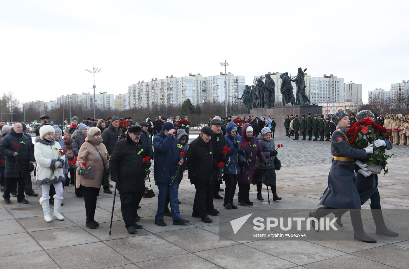 Russia WWII Leningrad Siege Breakthrough Anniversary