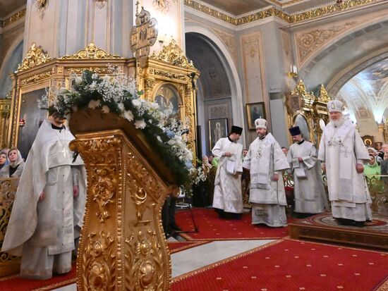 Russia Religion Partriarch Epiphany