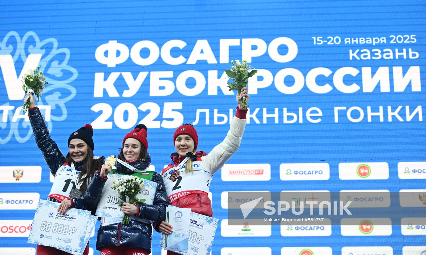 Russia Cross-Country Skiing Cup Women Skiathlon