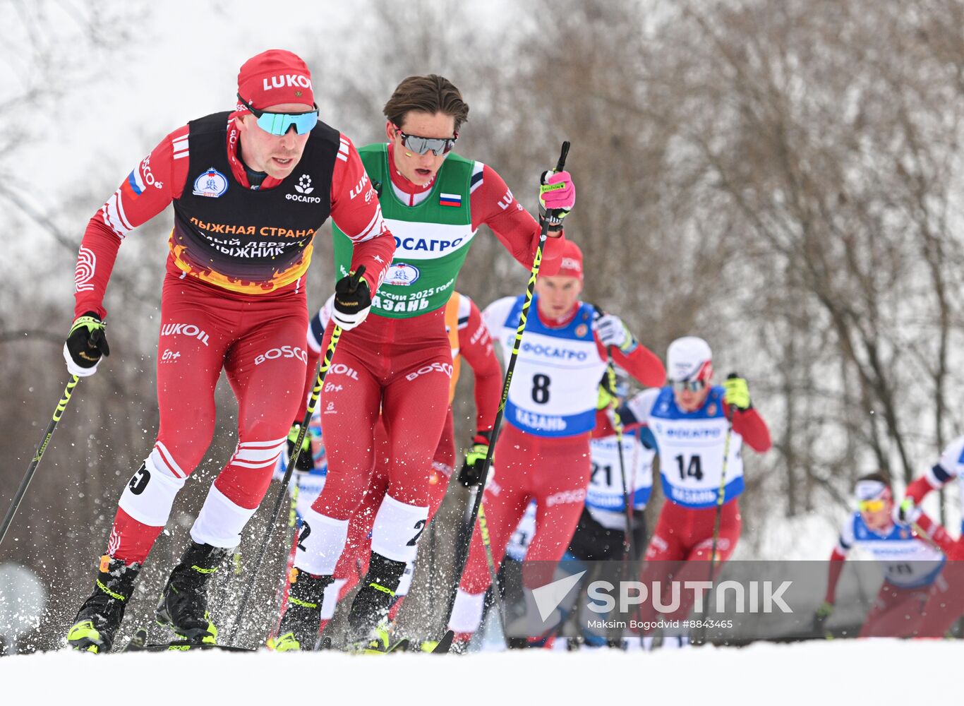 Russia Cross-Country Skiing Cup Men Skiathlon