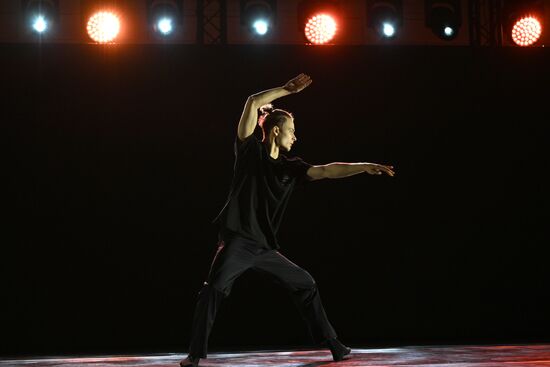 Russia Ballet Modern Choreography Rehearsal