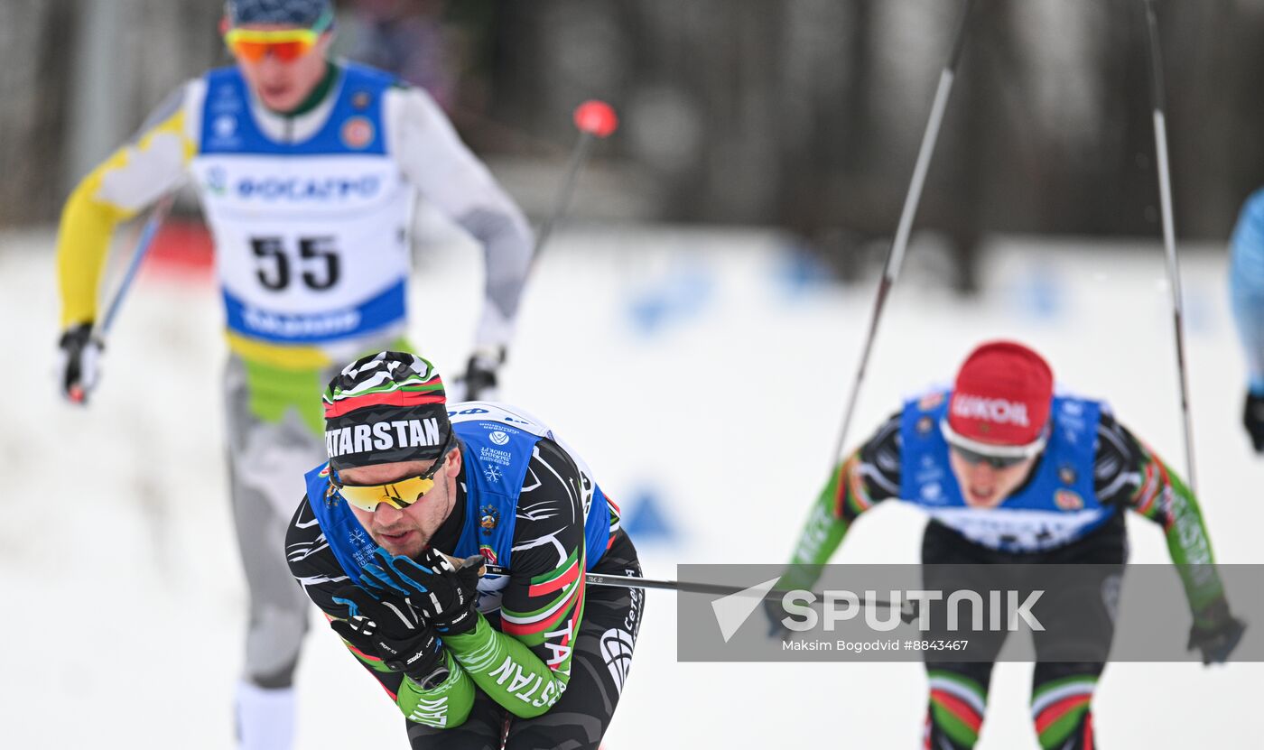 Russia Cross-Country Skiing Cup Men Skiathlon