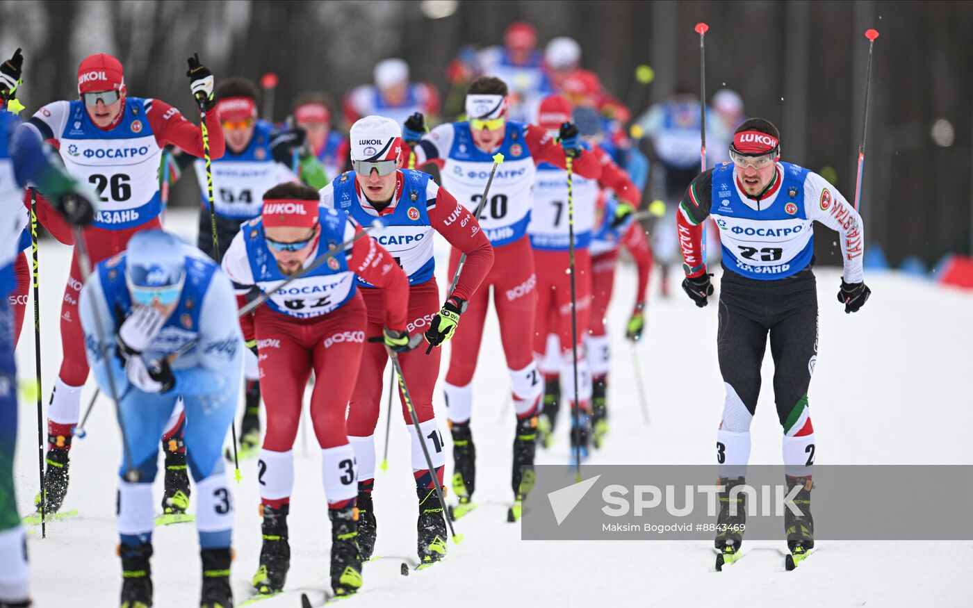 Russia Cross-Country Skiing Cup Men Skiathlon