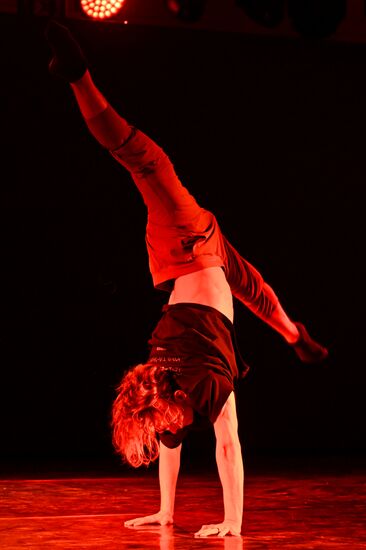 Russia Ballet Modern Choreography Rehearsal