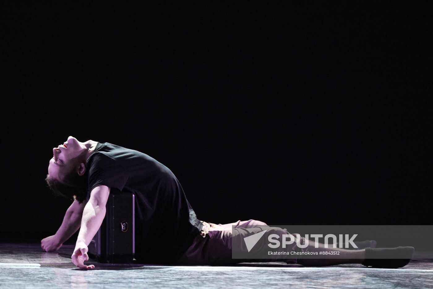 Russia Ballet Modern Choreography Rehearsal