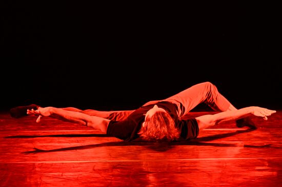 Russia Ballet Modern Choreography Rehearsal