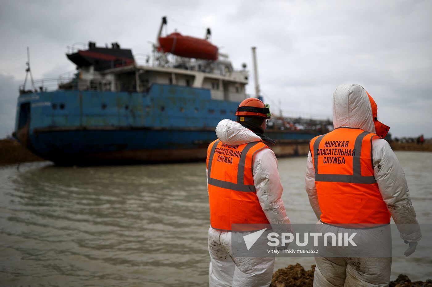 Russia Tankers Crash Aftermath