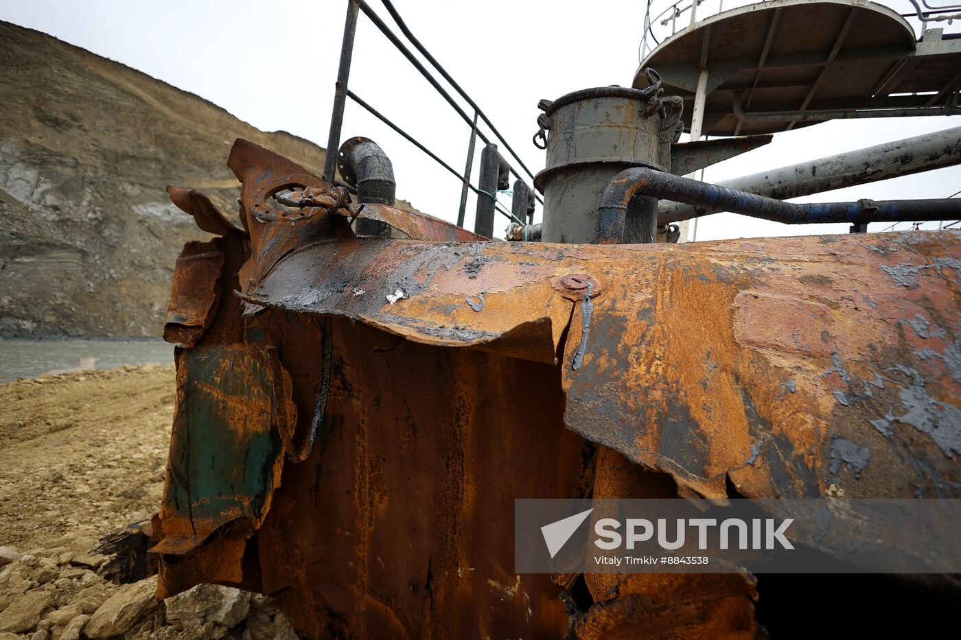 Russia Tankers Crash Aftermath