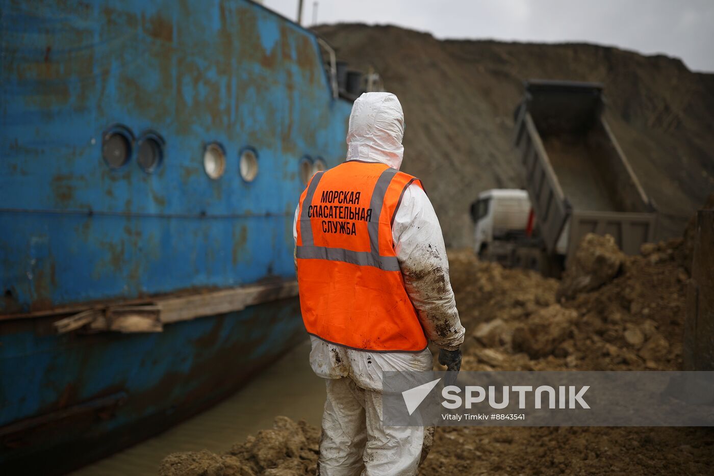 Russia Tankers Crash Aftermath