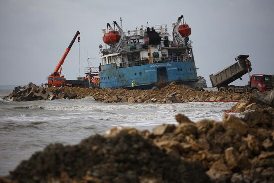 Russia Tankers Crash Aftermath