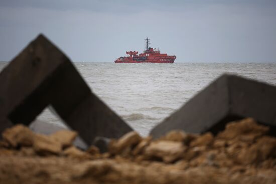 Russia Tankers Crash Aftermath