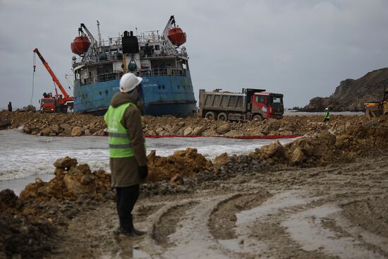 Russia Tankers Crash Aftermath