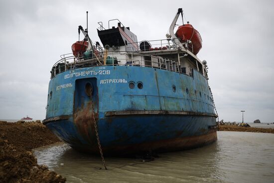Russia Tankers Crash Aftermath