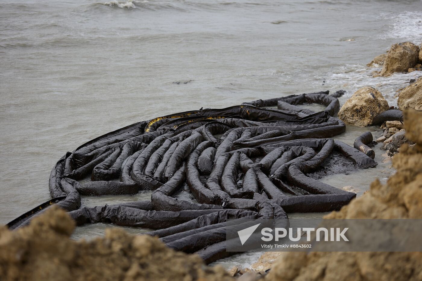 Russia Tankers Crash Aftermath