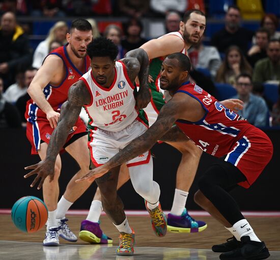 Russia Basketball United League CSKA - Lokomotiv-Kuban