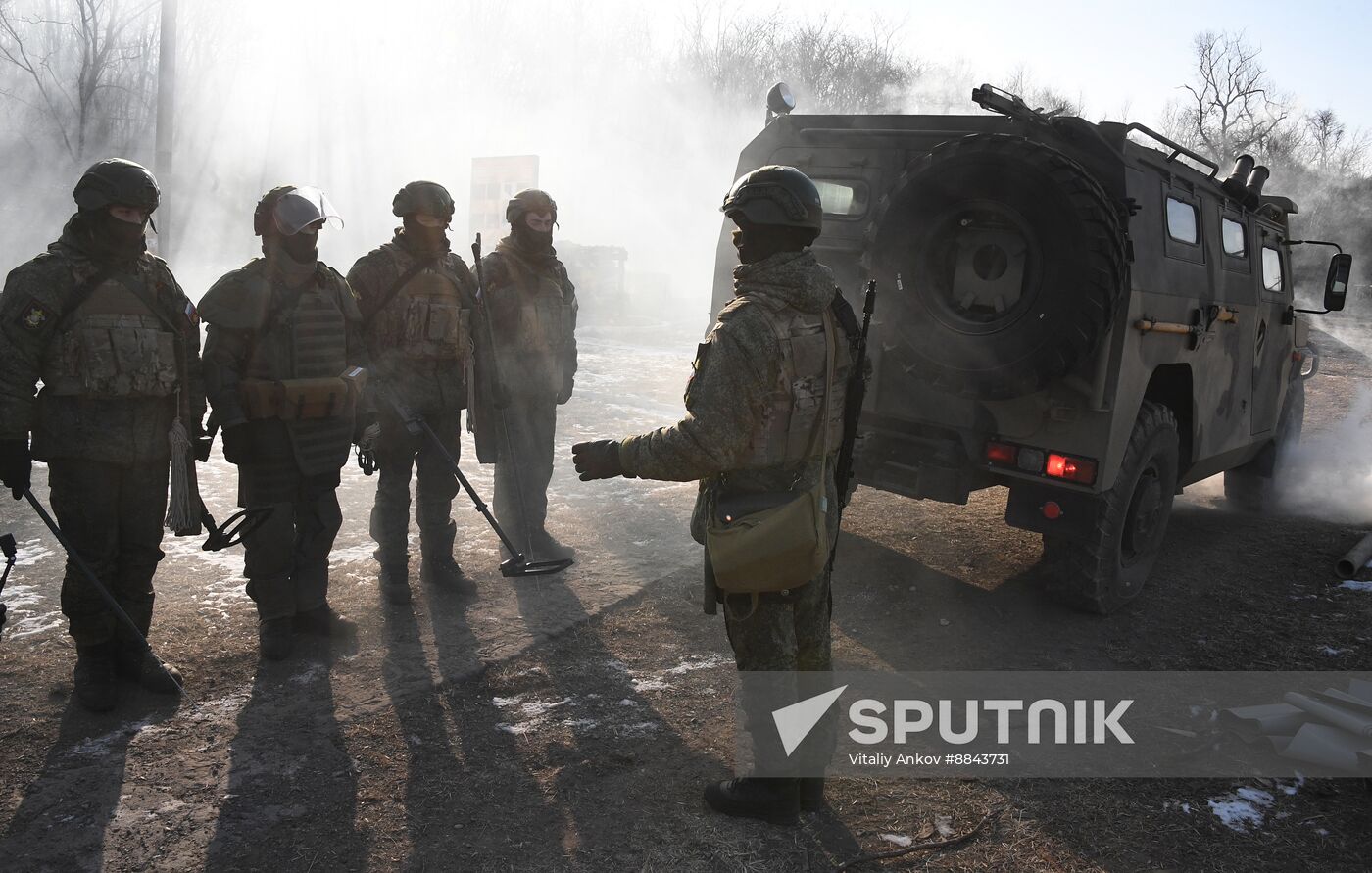 Russia Navy Engineer Units Exercises