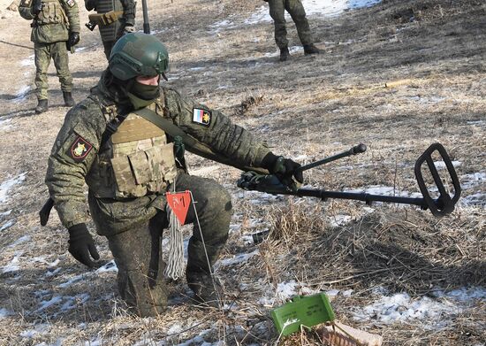 Russia Navy Engineer Units Exercises