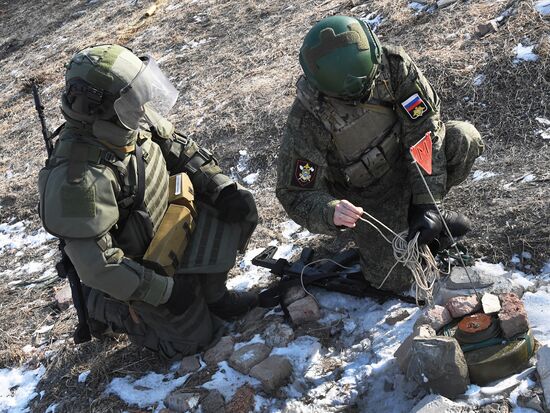 Russia Navy Engineer Units Exercises