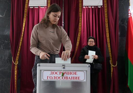 Belarus Presidential Election Early Voting