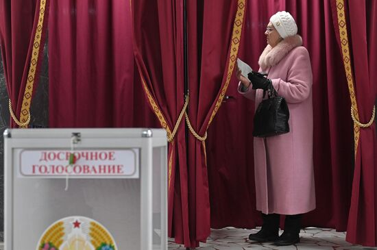 Belarus Presidential Election Early Voting