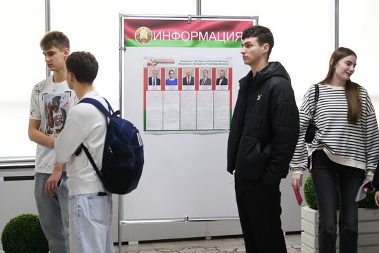 Belarus Presidential Election Early Voting