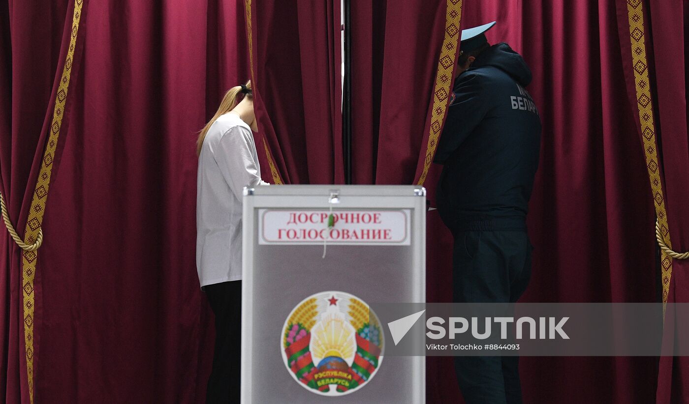 Belarus Presidential Election Early Voting