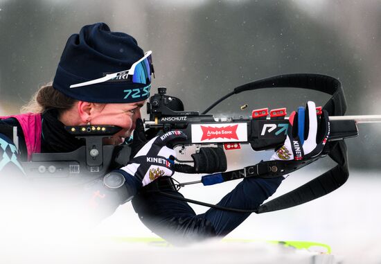 Russia Biathlon Championships Women Individual