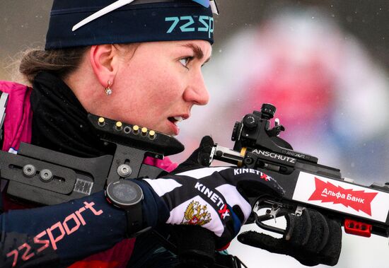 Russia Biathlon Championships Women Individual