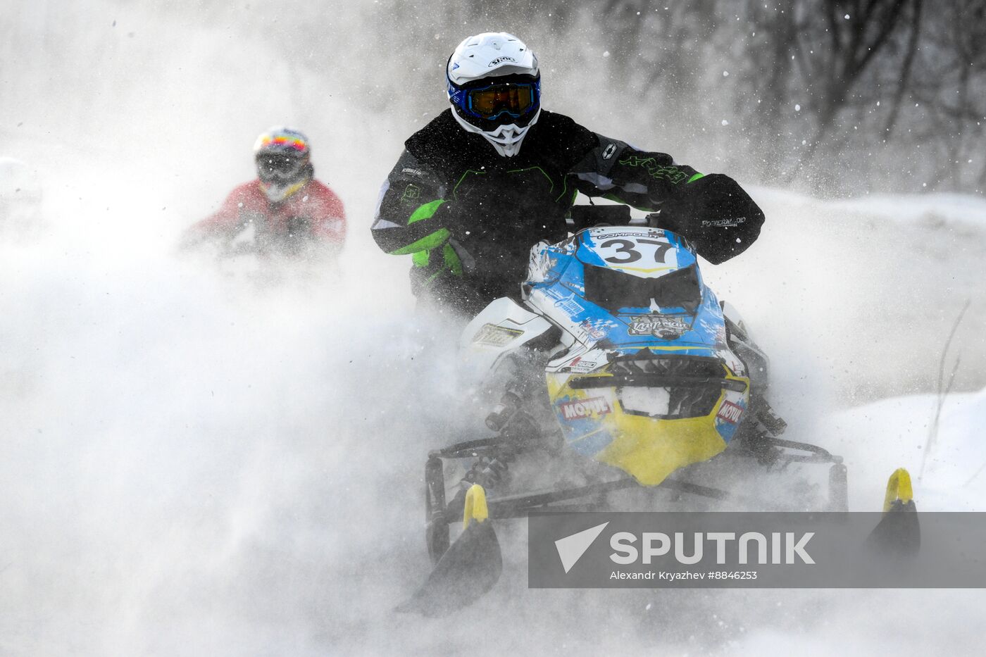 Russia Snowcross Snowbike Competition