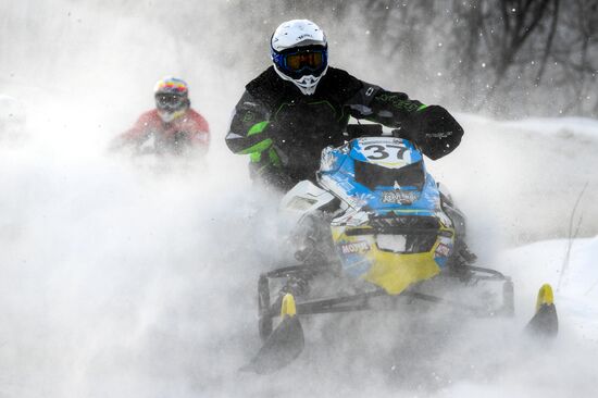 Russia Snowcross Snowbike Competition