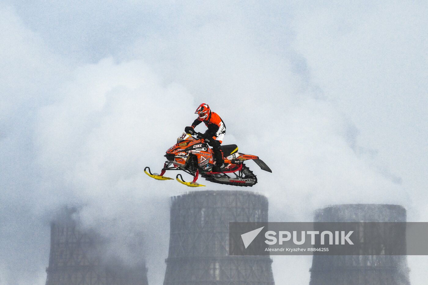 Russia Snowcross Snowbike Competition
