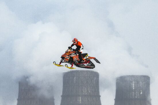 Russia Snowcross Snowbike Competition