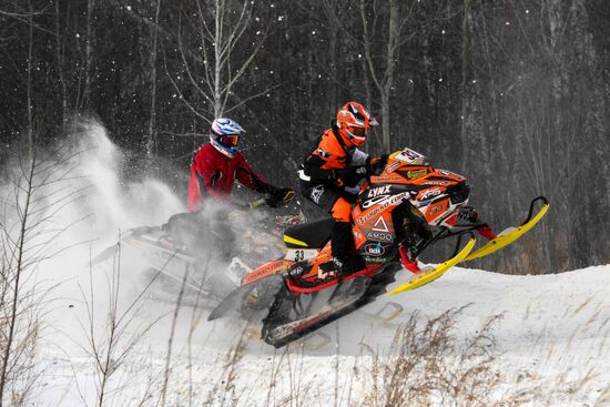 Russia Snowcross Snowbike Competition