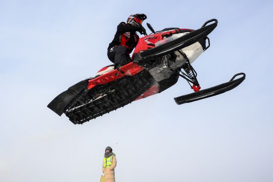 Russia Snowcross Snowbike Competition