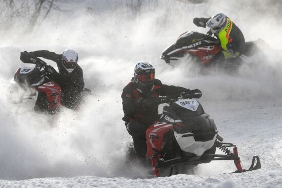 Russia Snowcross Snowbike Competition