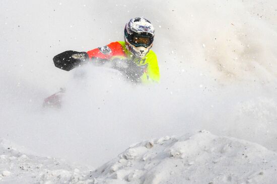 Russia Snowcross Snowbike Competition