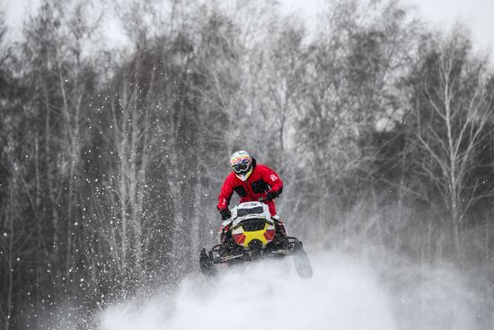 Russia Snowcross Snowbike Competition