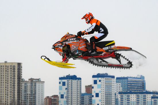 Russia Snowcross Snowbike Competition