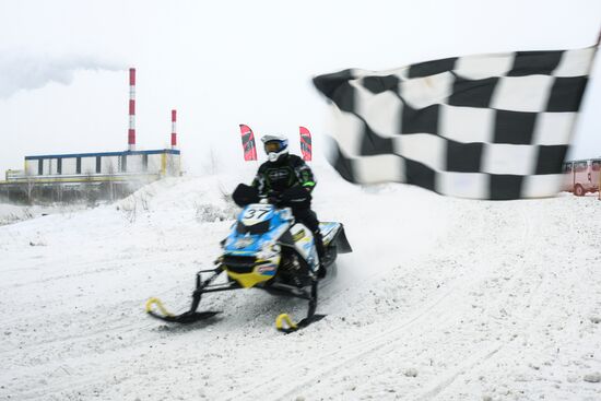 Russia Snowcross Snowbike Competition